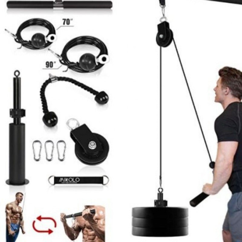 Home Gym Cable Pulley System