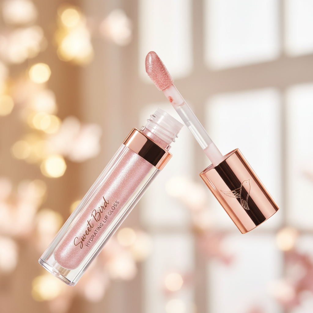 make a converting theme for this Sweet Bird Hydrating Lip Gloss with Mirror Shine TD SPU:
SU00114753
https://seller.teemdrop.com/find-product/product-detail?id=2036000038563483648&timestamp=1778724584287